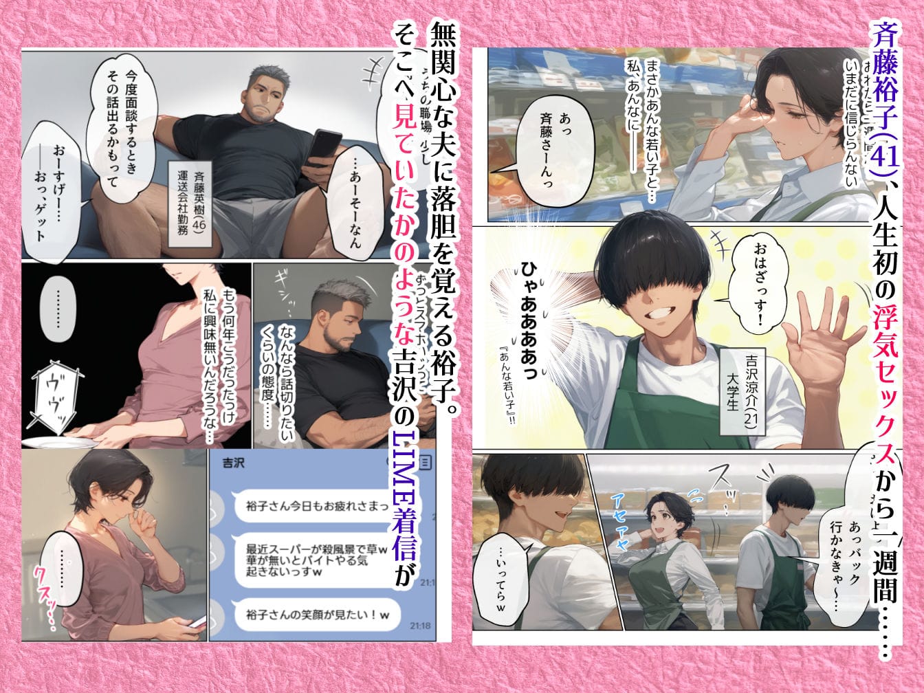 【mamaya】バ先のパート主婦（41）とセフレになったので週三で濃厚変態セックスを仕込んだら乳首ピアスと肛門で発情するド変態主婦になった話 の無料エロ漫画サンプル画像 1